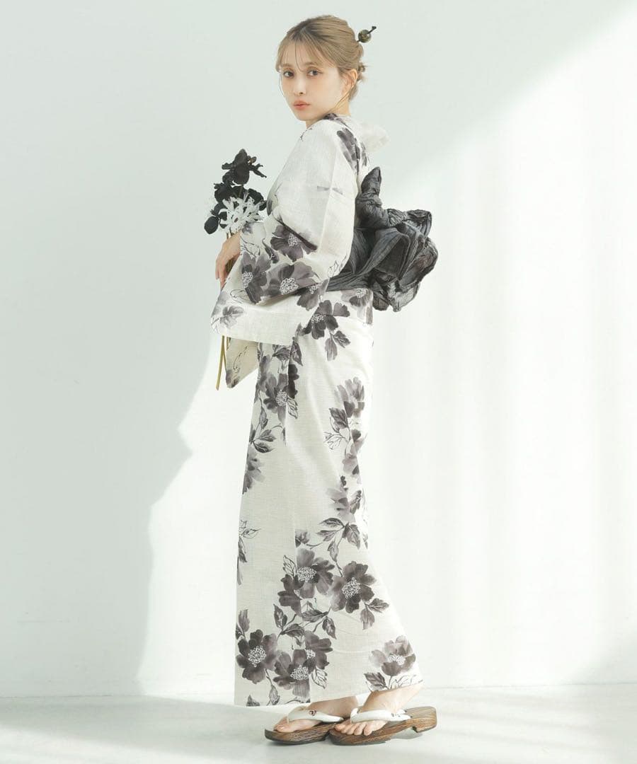 DITA 浴衣5点セット【京の水墨画】