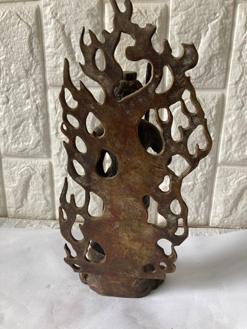 不動明王，古銅製，仏像，時代物