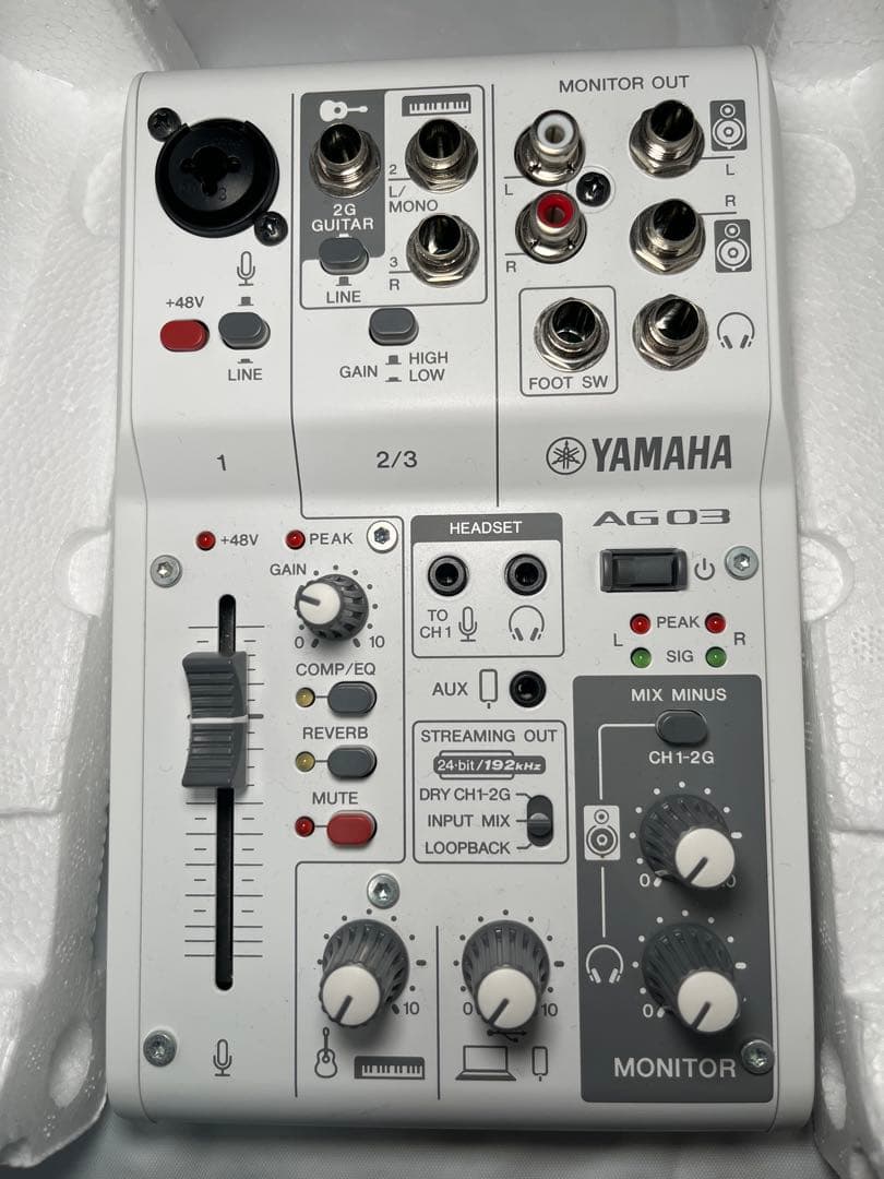 YAMAHA AG03 MK2 at2040 DM1 dynamite マイク
