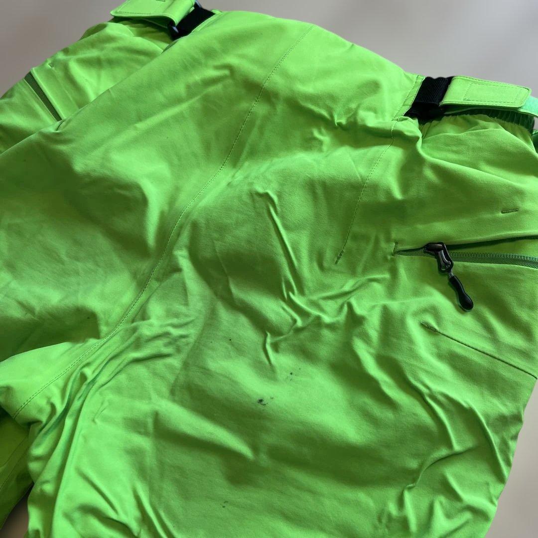 2017-2018 ONYONE スキーウェア 上下セット　ブラック/グリーン