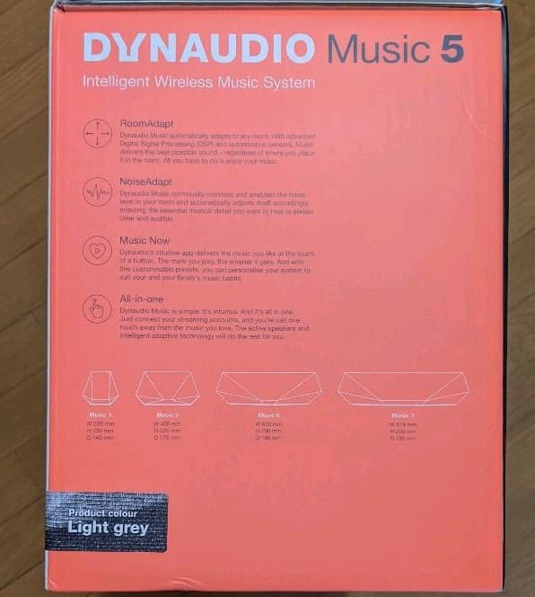 DYNAUDIO　ディナウディオ MUSIC 5 LIGHT GREY WiFi