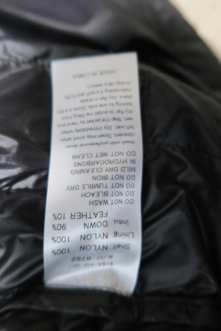 DANTON ダウンベスト グレー ダントン　サイズ40