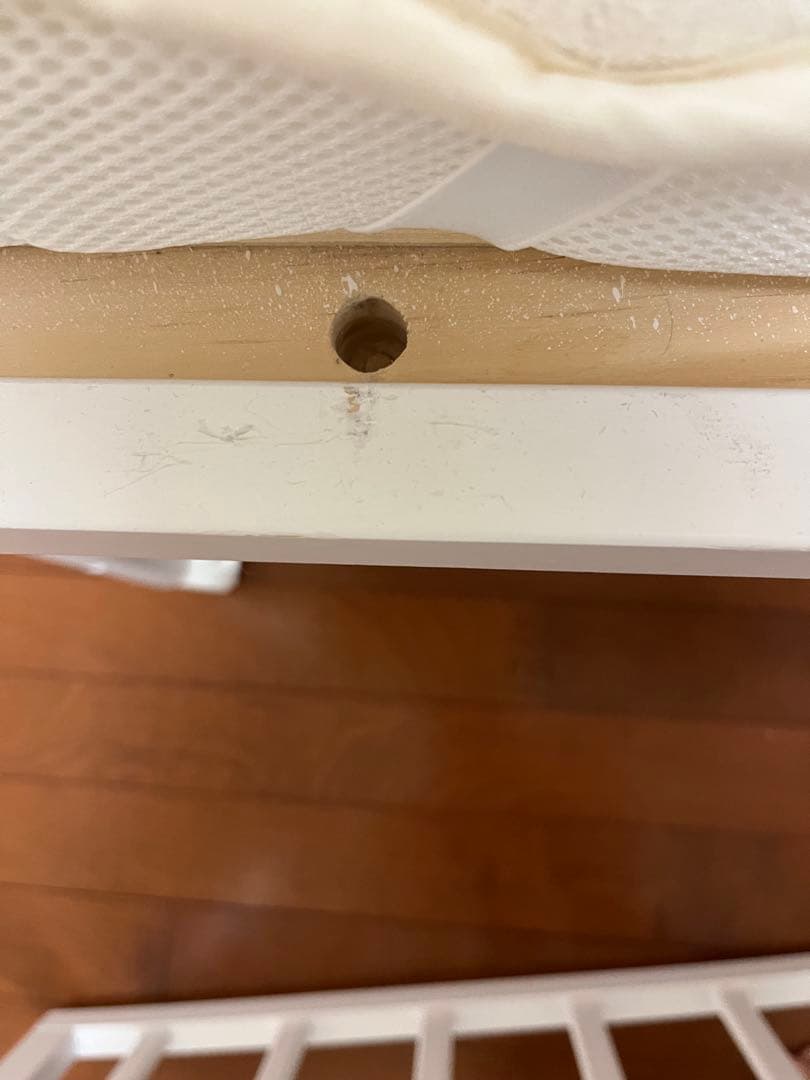 【だいきち】そいねーるミニ ホワイト ベビーベッド 大和屋 直接引取