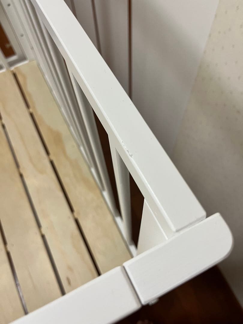 【だいきち】そいねーるミニ ホワイト ベビーベッド 大和屋 直接引取