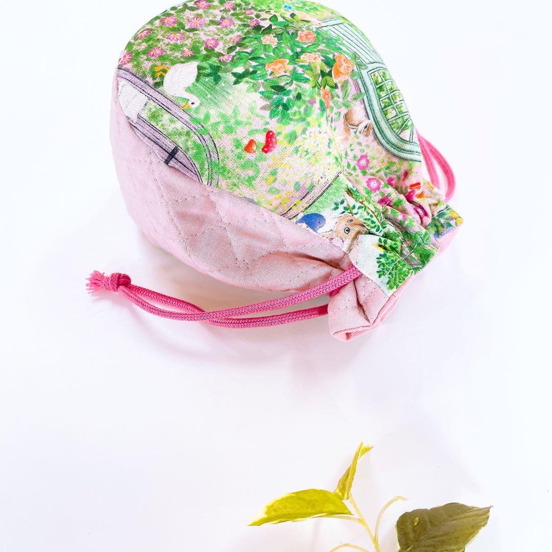 お取り置き／まちころ巾着＊巾着ポーチ／中身が見えるがま口ポーチ／ユキエモン