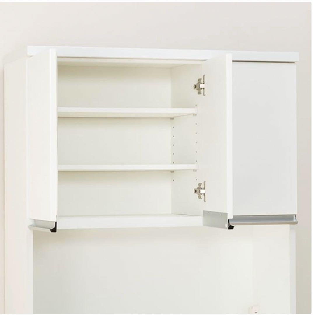 【美品・27日迄最終値下】ニトリ　幅90cm キッチンボード レジューム　食器棚