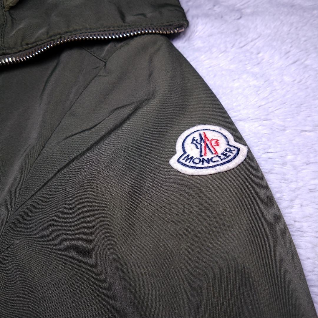 美品モンクレール、モッズコートジャケット、ダブルジップ、ルーマニア、QRコード
