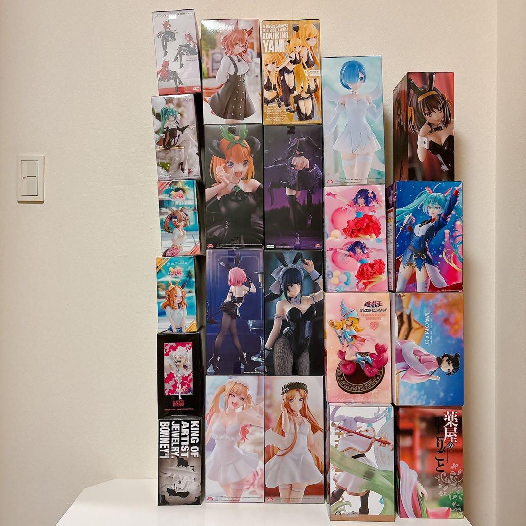 新品未開封 フィギュア22種 時崎狂三・初音ミク・涼宮ハルヒ・猫猫・中野四葉