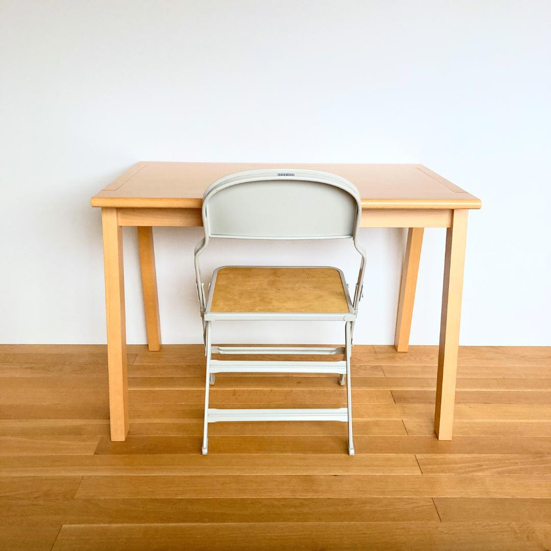 廃盤品　無印良品　ブナ材　デスク　学習机　2010年製　幅100x奥行き65cm