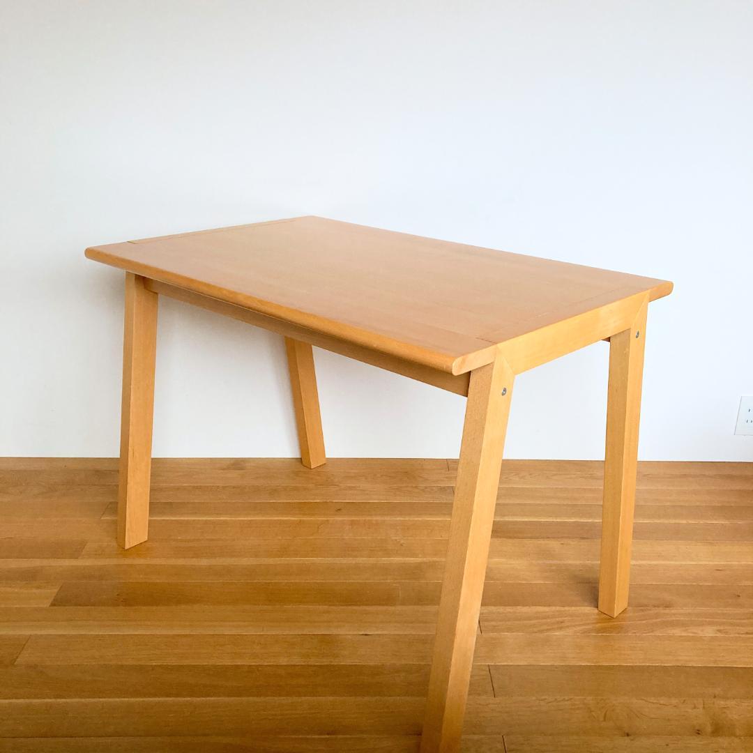 廃盤品　無印良品　ブナ材　デスク　学習机　2010年製　幅100x奥行き65cm