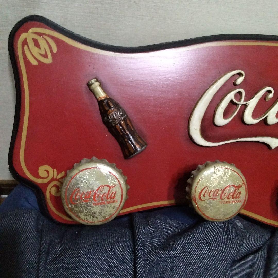 Coca-Cola レトロ木製　コートハンガー
