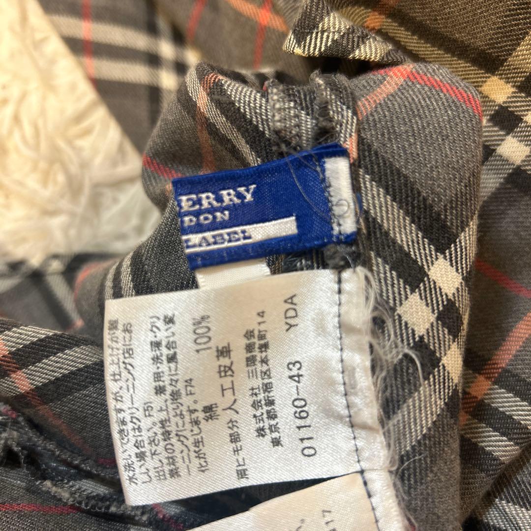 バーバリーブルーレーベル ノバチェック ワンピース 38 三陽商会　y2k