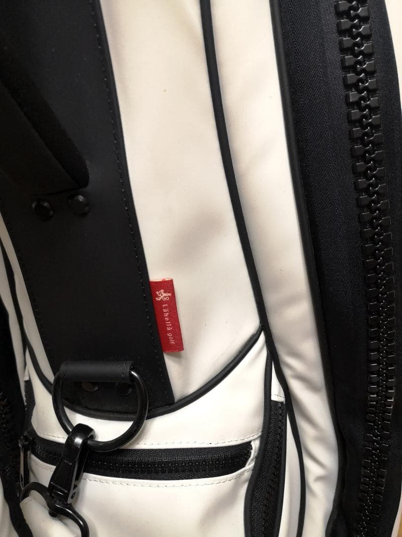 イルマヤテラスのビッグジッパーキャディバッグ（ホワイト）