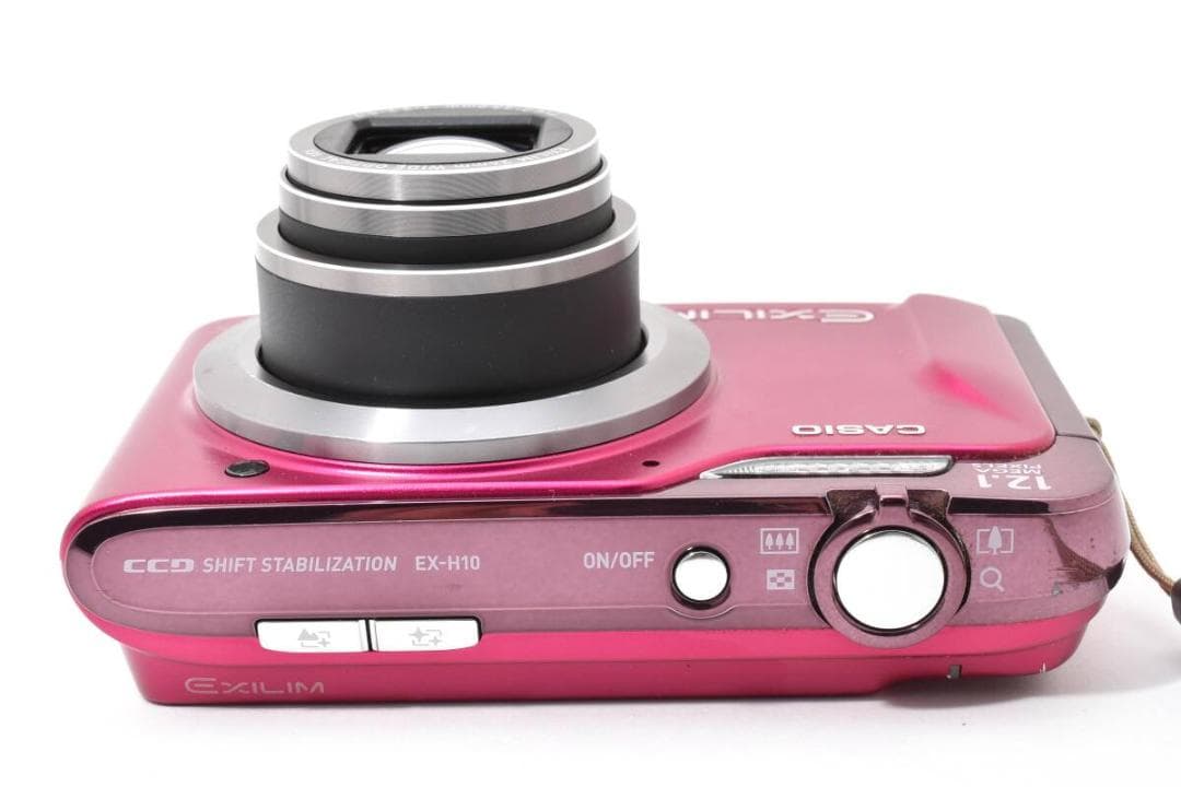 美品 カシオ　CASIO EXILIM EX-H10 ピンク ＃A325