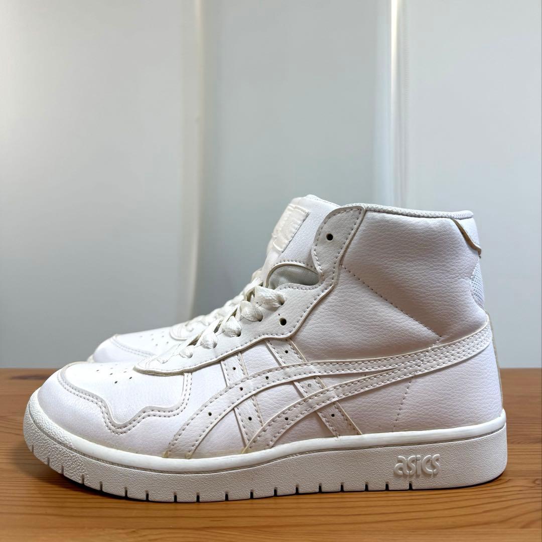 【美品】 アシックス ジャパンL 24.5cm ホワイト/ホワイト