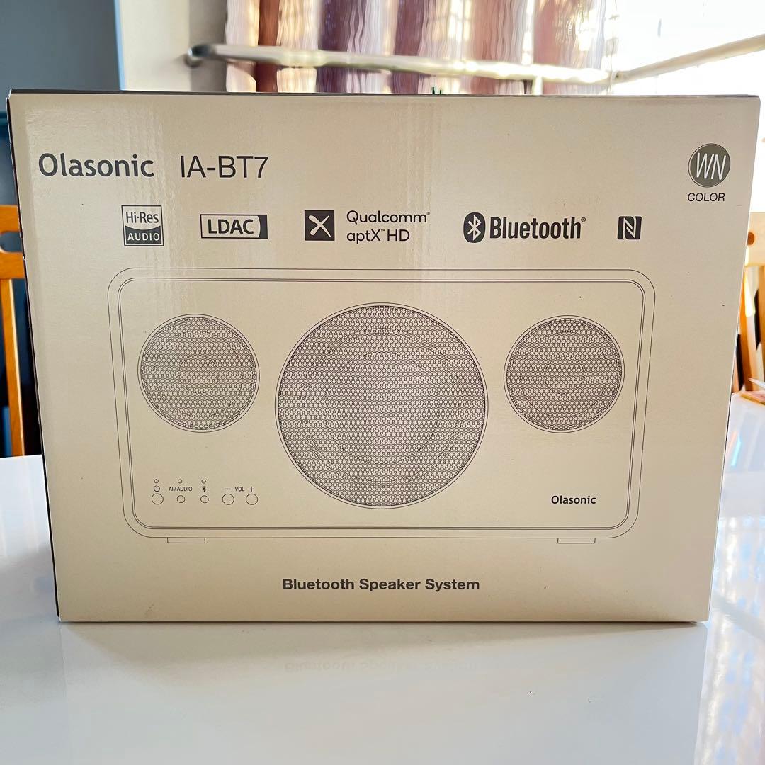 【新品】Olasonic IA-BT7 WN Bluetoothスピーカー