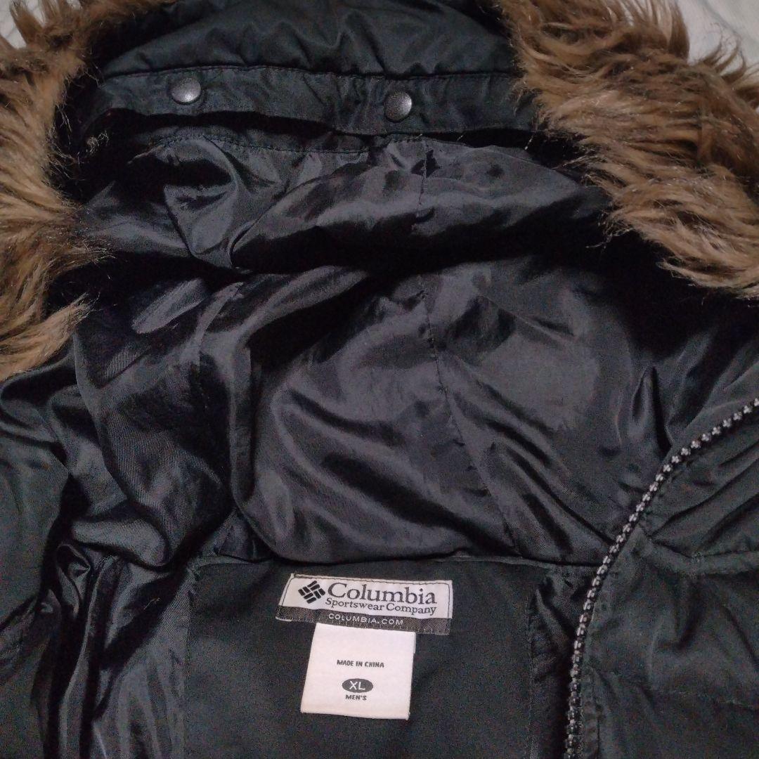 Columbia ブラック ダウンジャケット XL