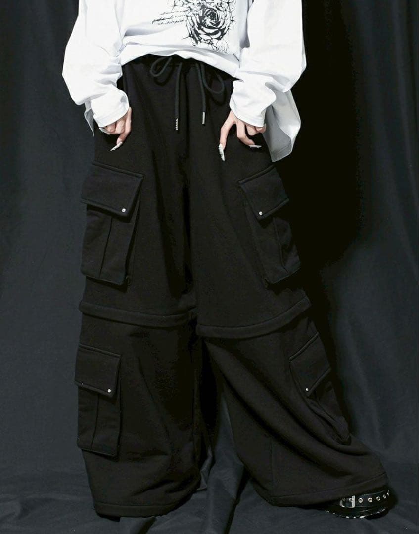 REFLEM レフレム 福袋 ワイドカーゴスウェットパンツ 2way