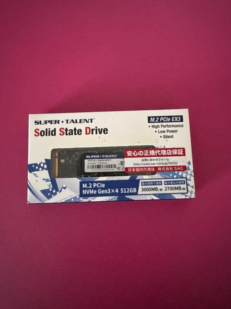Super Talent 内蔵 SSD 512GB