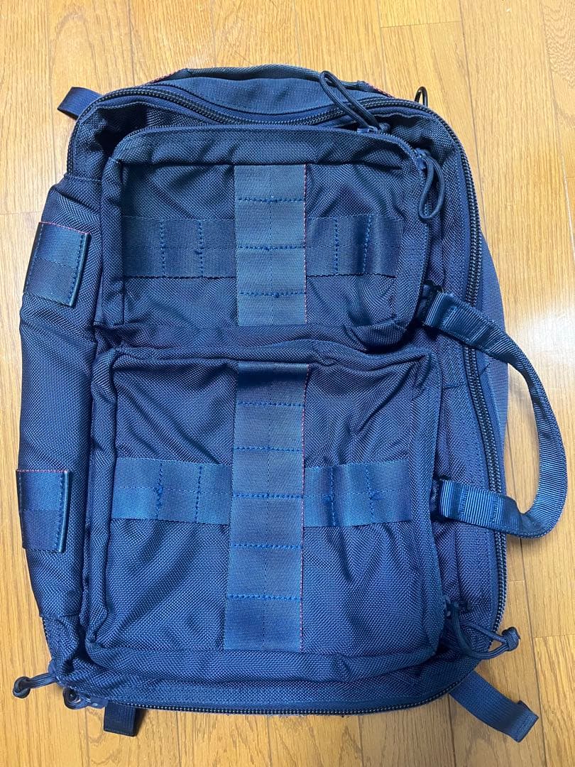 ブリーフィング ネイビー バックパック メッシュポケット付き