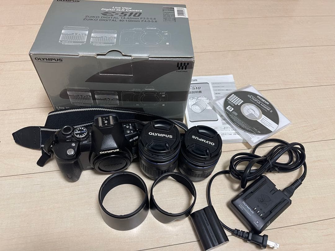 OLYMPUS オリンパス　一眼レフカメラ E−510 ダブルズームレンズキット