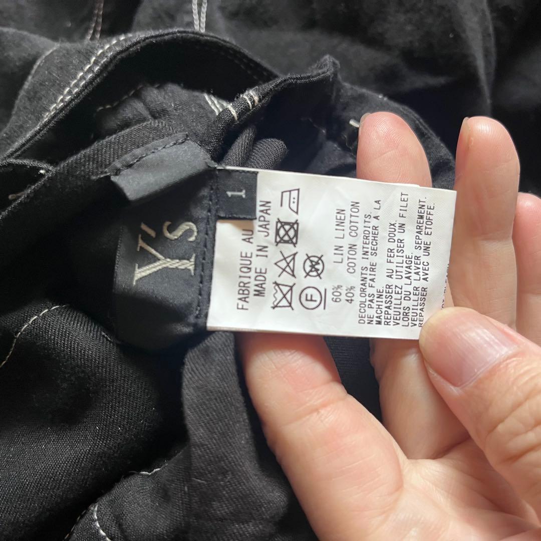 【美品】Y’s ランダムステッチハーフパンツ