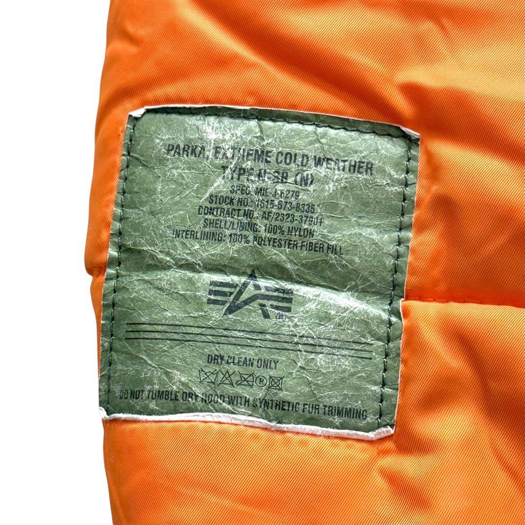 ALPHA INDUSTRIES N-3B フライトジャケット ミリタリー XL