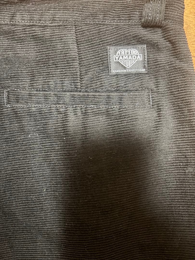 tattoo studio yamada コーデュロイパンツブラックMサイズ