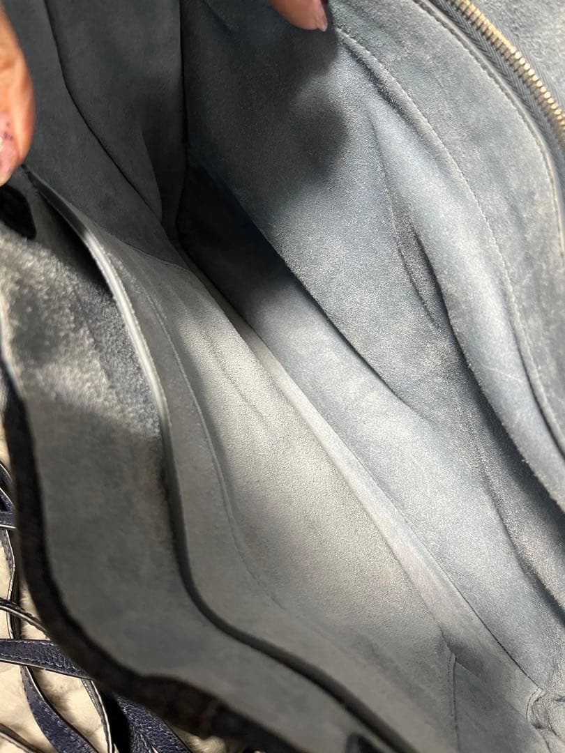 PRADA エティケット　デニム トートバッグ