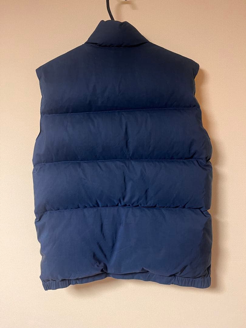 Crescent Down Works ダウンベストL ネイビー×イエロー