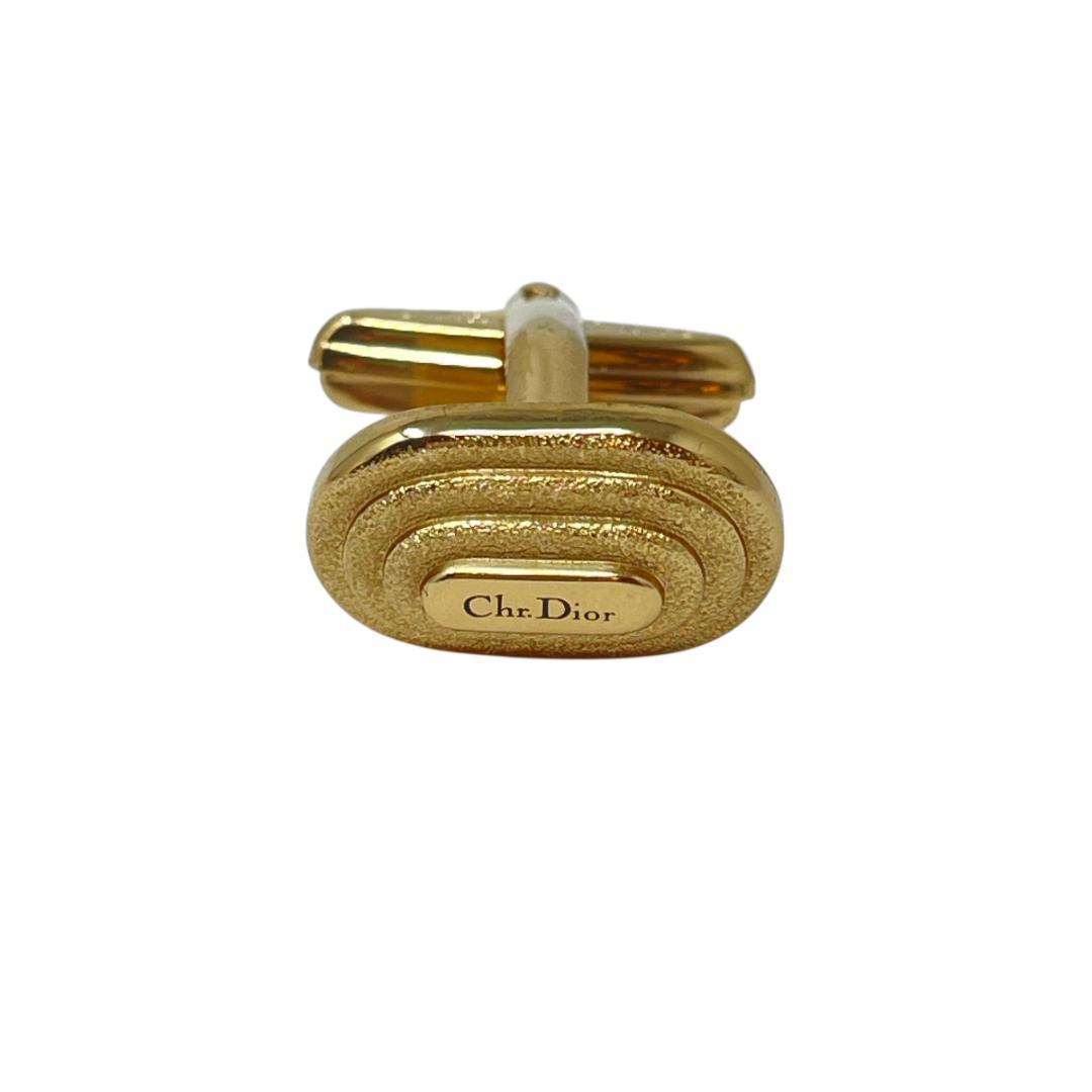 美品 箱付 80s ディオール ネクタイピン カフス ドイツ刻印 ゴールド