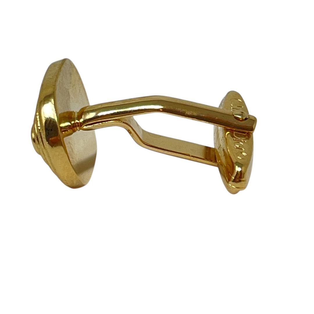 美品 箱付 80s ディオール ネクタイピン カフス ドイツ刻印 ゴールド