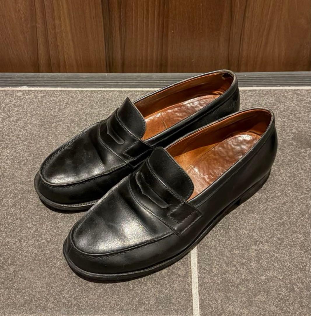 ジェイエムウエストン 180 シグニチャー ローファー本革 ブラック