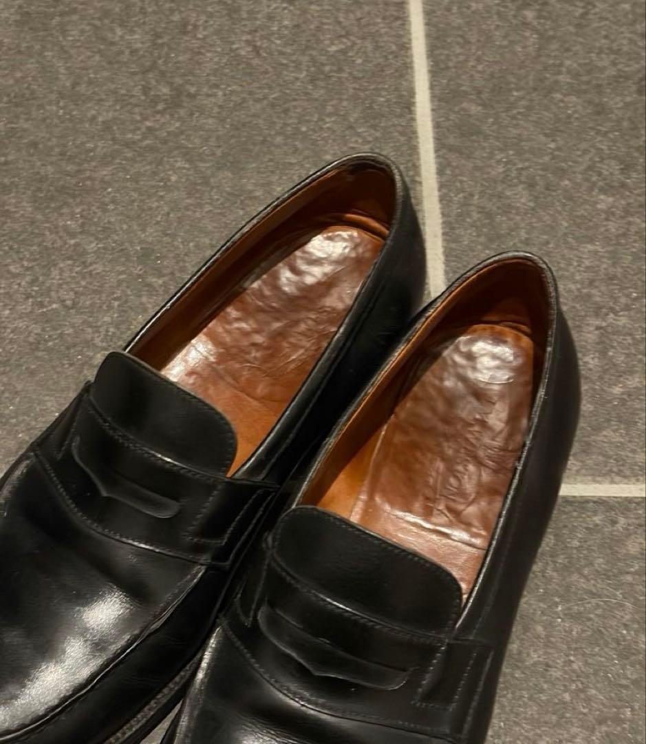 ジェイエムウエストン 180 シグニチャー ローファー本革 ブラック