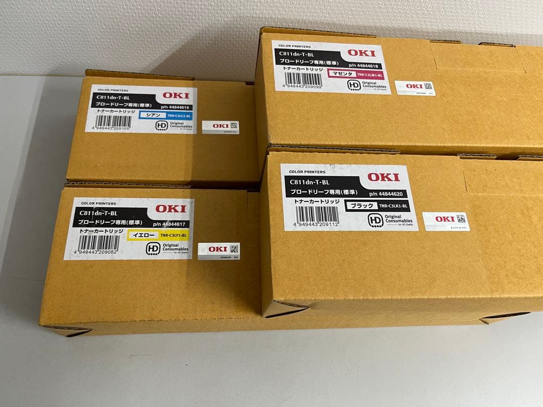 OKI C811dn-T-BL トナーカートリッジ 4色セット 純正品