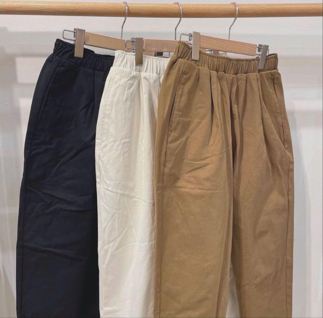 新品☆tandey 休日と詩 ニューギャザーパンツ 秋冬☆アンクルパンツ