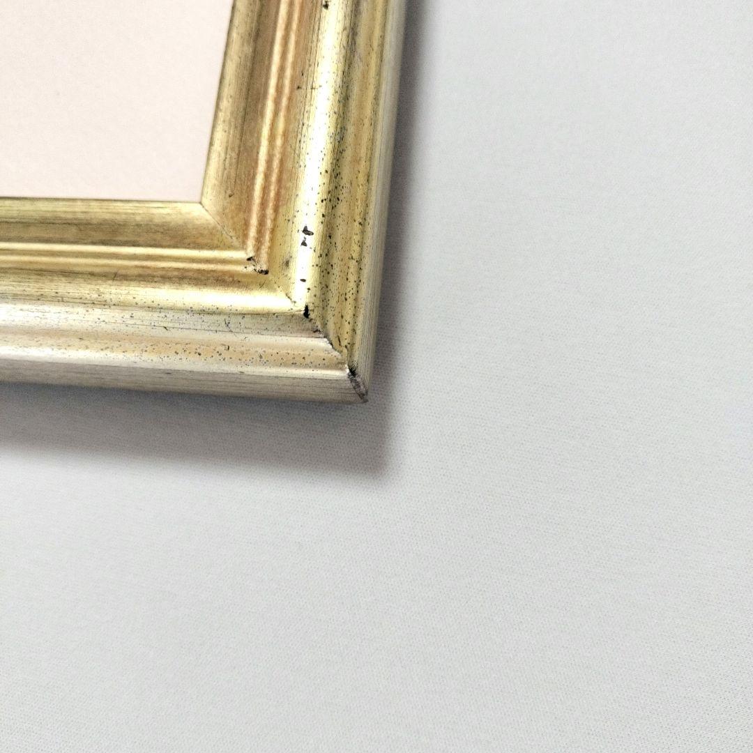 戸塚刺繍　デルフィニウムと孔雀草　フレームつき　ハンドメイド