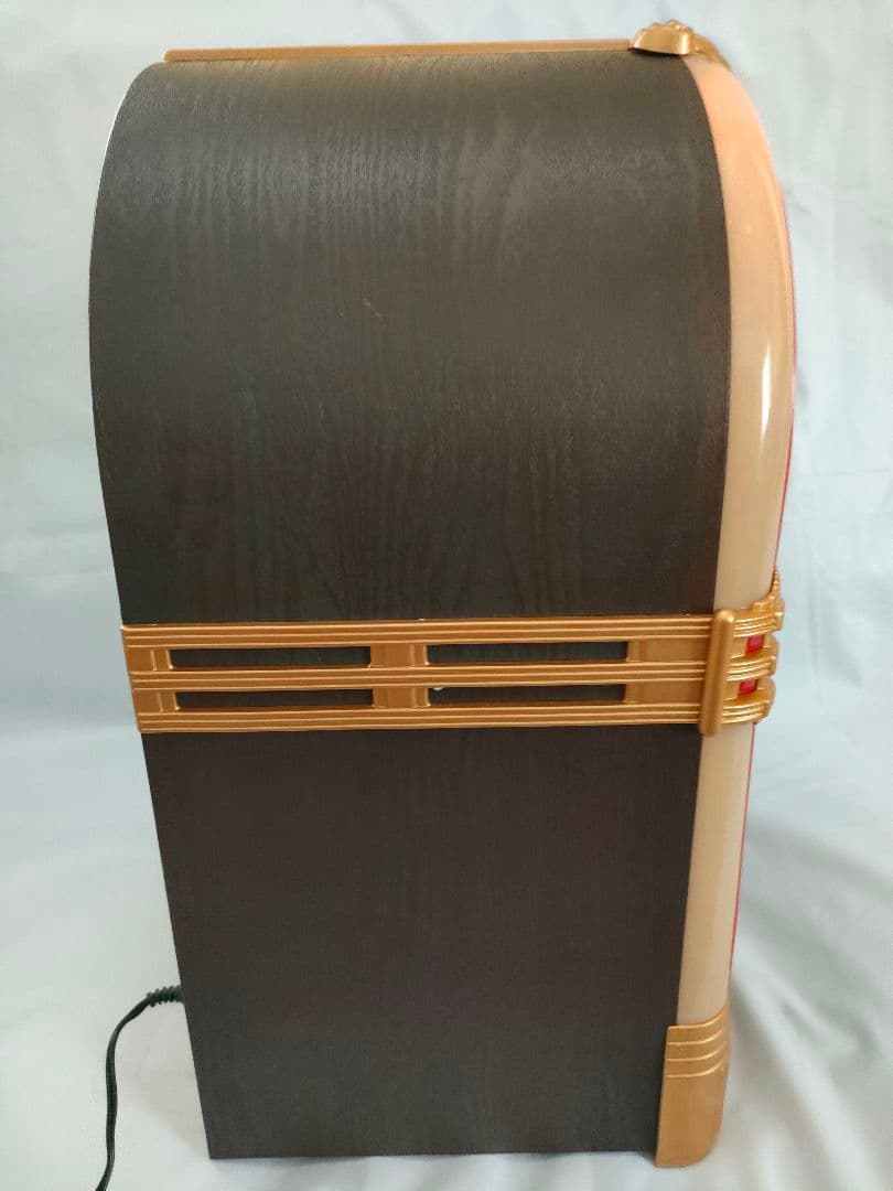 レトロ調 ジュークボックス型 CDプレーヤー ／箱・取説あり／動作確認済
