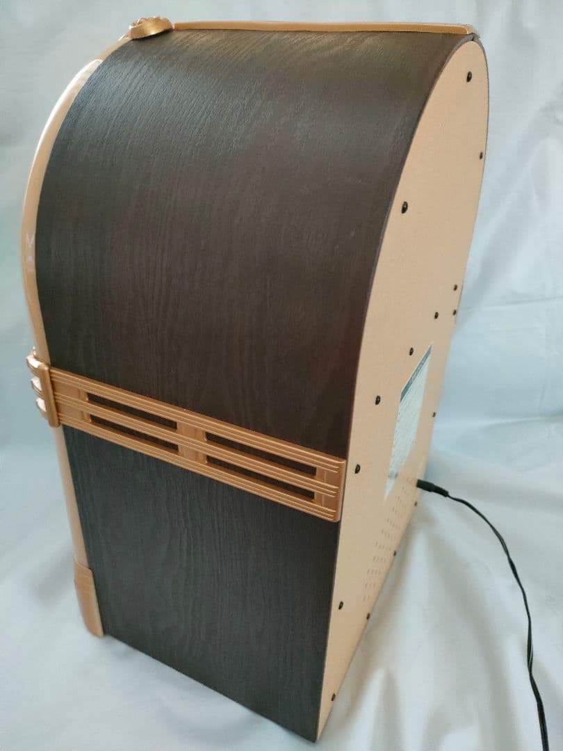 レトロ調 ジュークボックス型 CDプレーヤー ／箱・取説あり／動作確認済