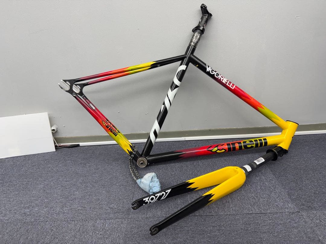 CINELLI VIGORELLI フレーム、フォーク、BBのみ　ジャンク品