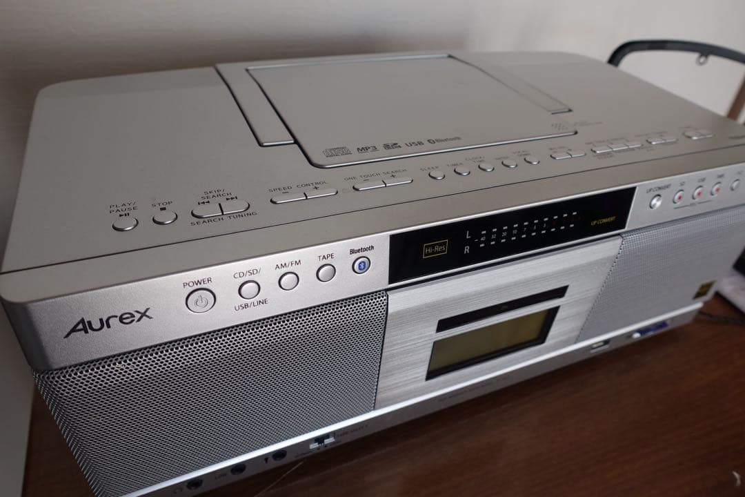 AUREXハイレゾ SD/USB/CDラジオカセットレコーダーTY-AK21