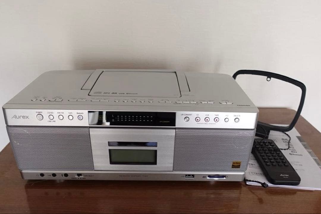AUREXハイレゾ SD/USB/CDラジオカセットレコーダーTY-AK21
