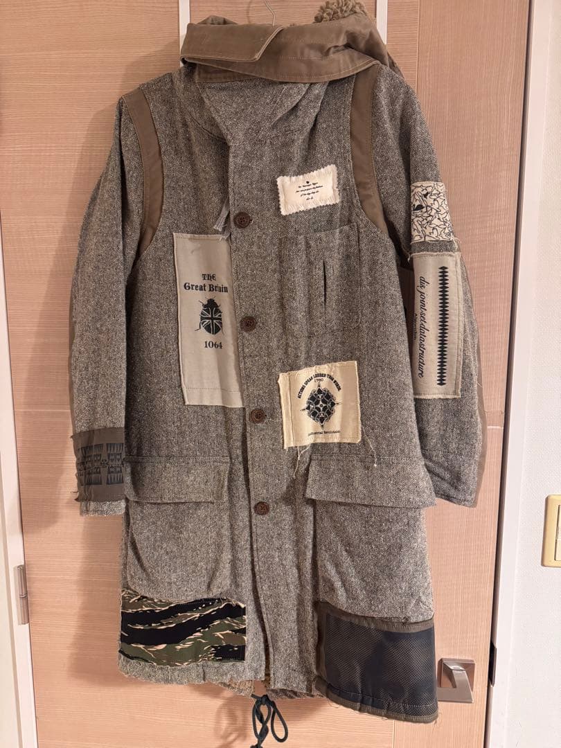 値下げ　パッチグラフモッズコート（And A × DO-LE PROJECT）