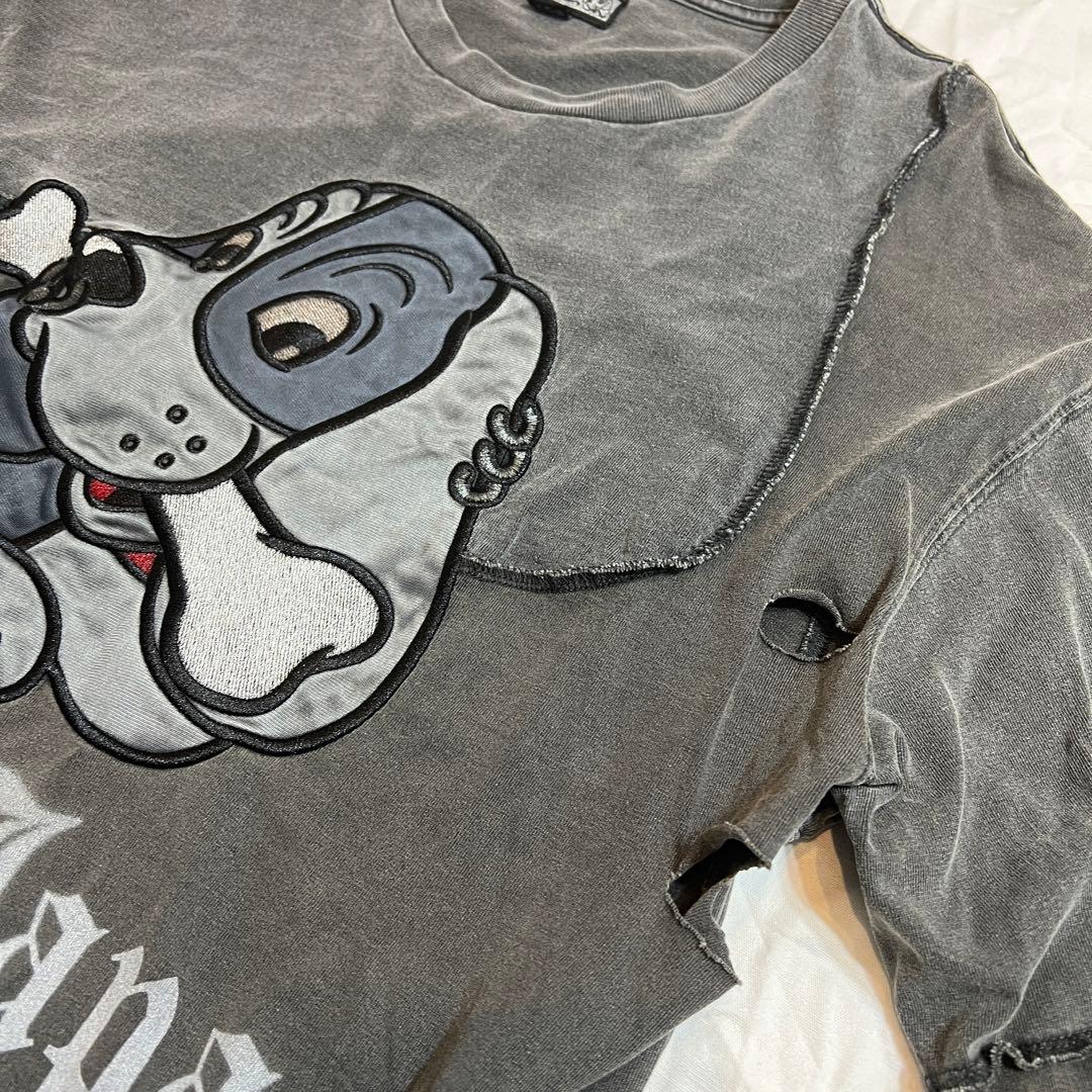 ガルフィー GALFY ロンT ツギハギ　ゾンビtシャツ L