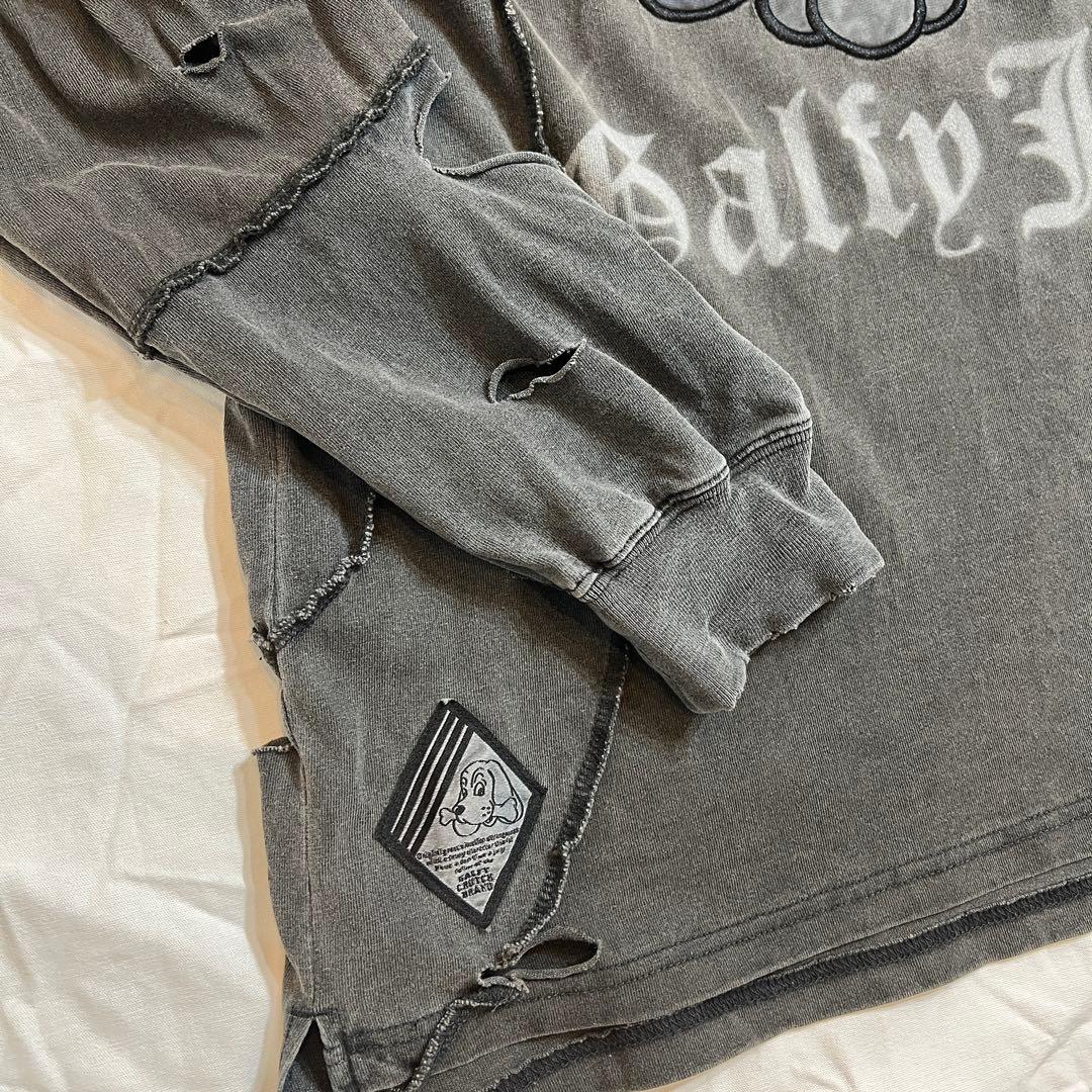 ガルフィー GALFY ロンT ツギハギ　ゾンビtシャツ L