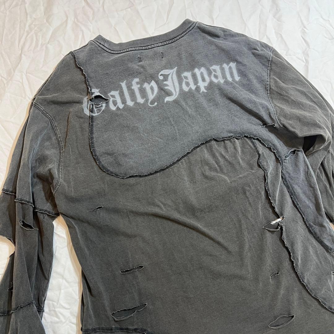ガルフィー GALFY ロンT ツギハギ　ゾンビtシャツ L