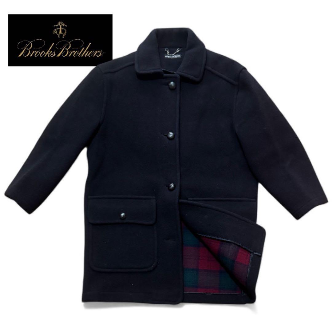 【極美品】80s 英国製 Brooks Brothers ヘビーウールコート