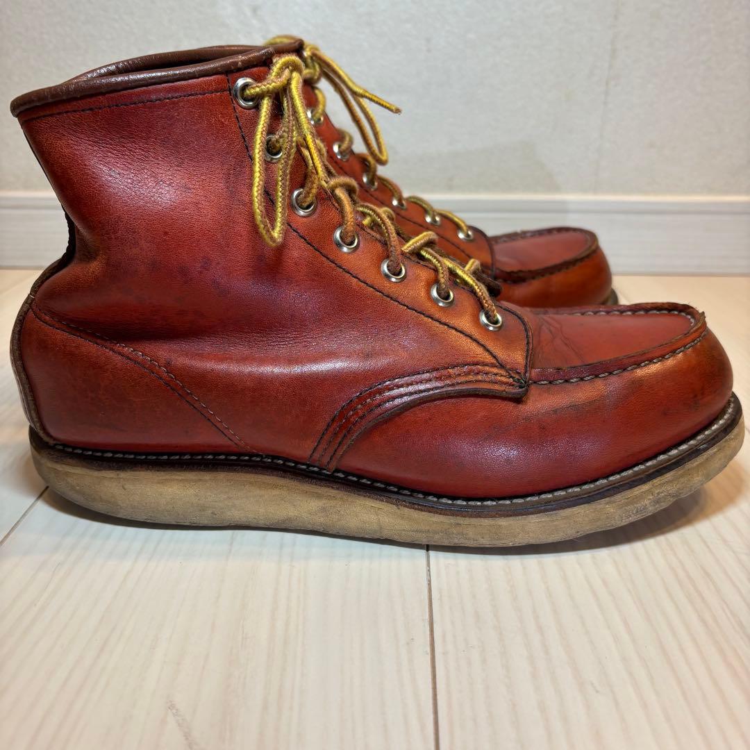 【希少/90s】レッドウィング 875 半円犬タグ 赤茶 オリジナル箱付 7E