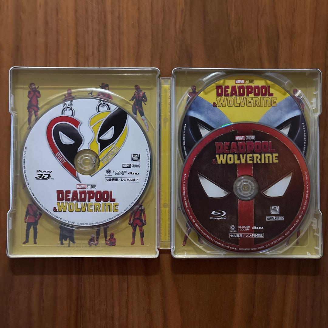 Amazon限定　デッドプール&ウルヴァリン 4K UHD+3D+ブルーレイ