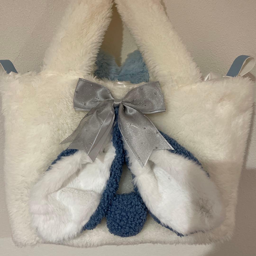 コヤンイサムチョン　うさぎサンダーちゃんもこもこトートバッグ